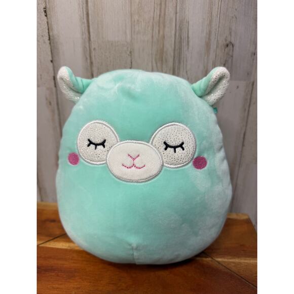 Squishmallows 8" Miley the Llama Teal Plush Toy Easter‎ Edition Retired - Picture 1 of 6